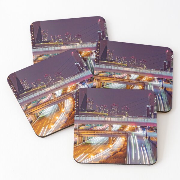 Item preview, Bay Shore Route in Odaiba at Night designed and sold by JAPANESE FAVORITES.