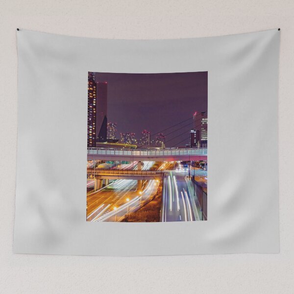 Item preview, Bay Shore Route in Odaiba at Night designed and sold by JAPANESE FAVORITES.
