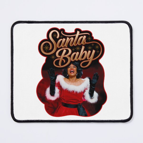 Item preview, Eartha Kitt Santa Baby designed and sold by Angry Swan Designs.