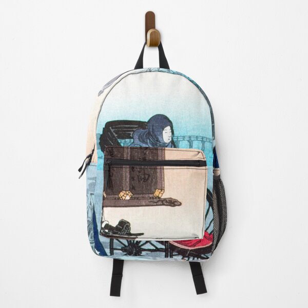 Item preview, Rickshaw Scene in Traditional Japan designed and sold by MINE Design-Works.