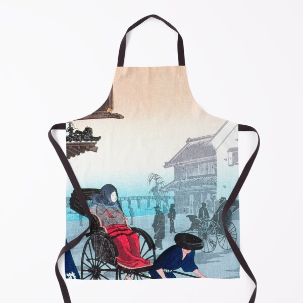 Item preview, Rickshaw Scene in Traditional Japan designed and sold by MINE Design-Works.