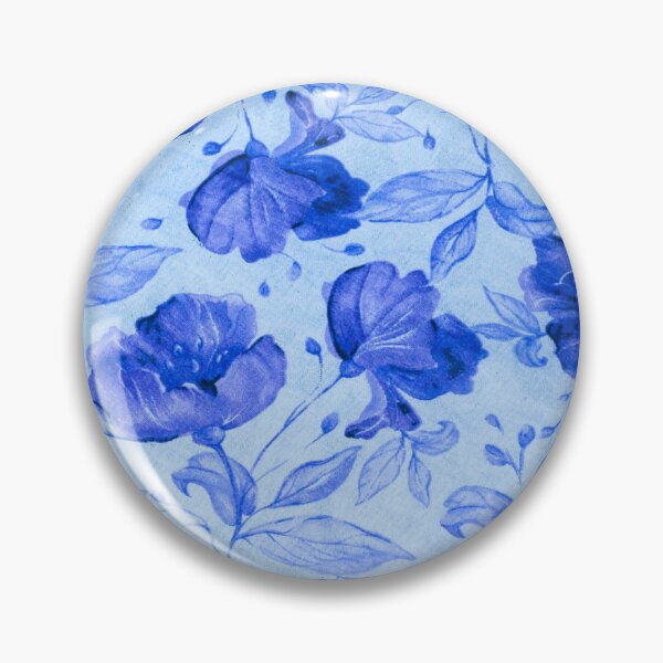 Item preview, Blue floral Pattern designed and sold by KaonaDesigns.