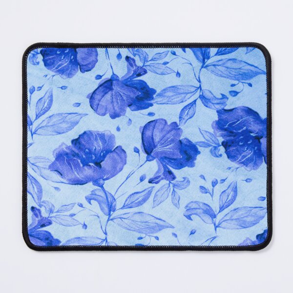 Item preview, Blue floral Pattern designed and sold by KaonaDesigns.