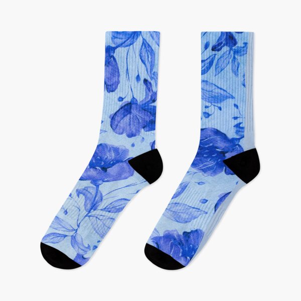 Item preview, Blue floral Pattern designed and sold by KaonaDesigns.