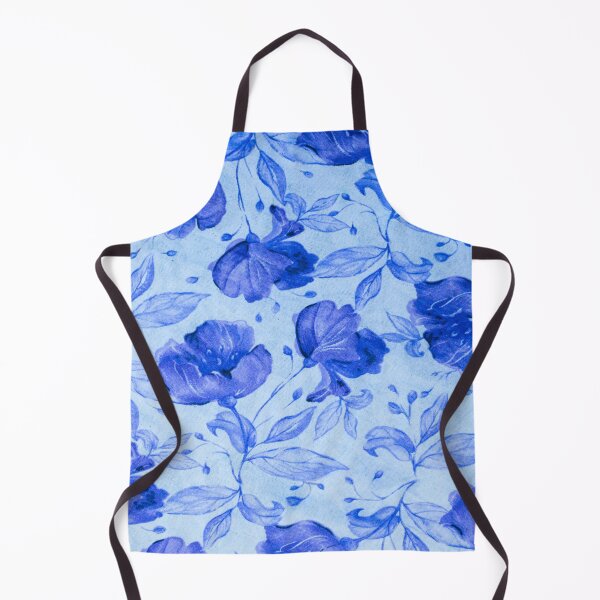 Item preview, Blue floral Pattern designed and sold by KaonaDesigns.
