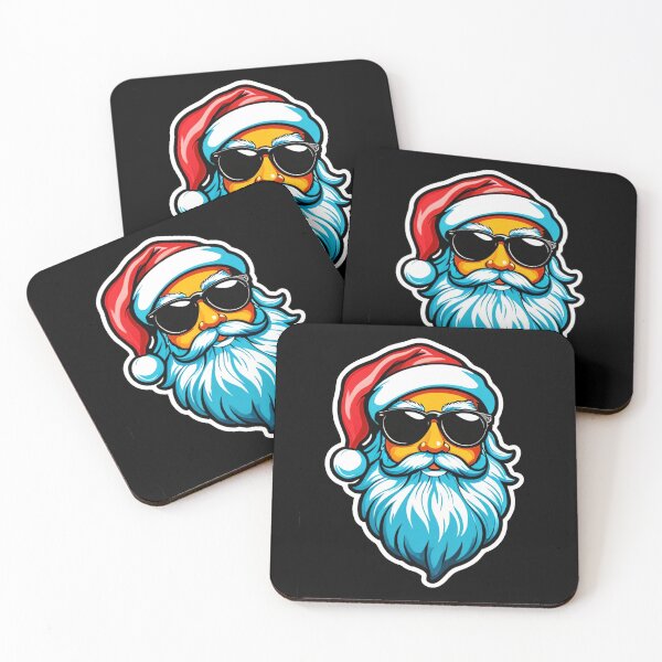 Item preview, Merry Christmas with artistic Santa designed and sold by ArtCreator2023.