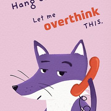 Artwork thumbnail, Hang on! Let me overthink this with Purple Fox by ItsPurpleFox