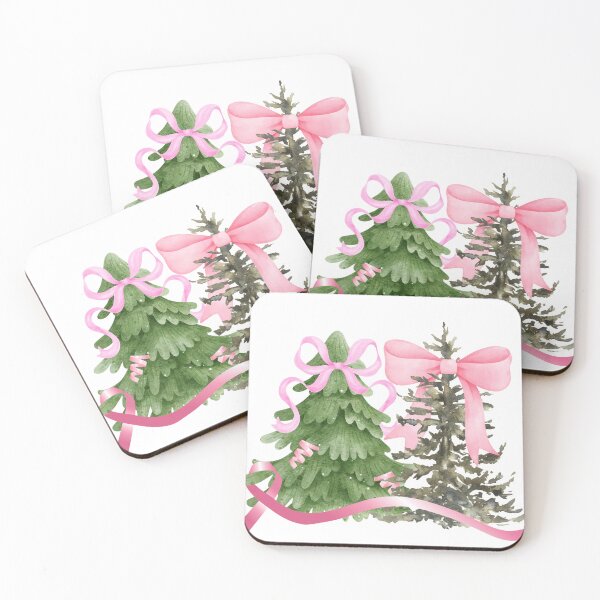 Item preview, Coquette Christmas Tree, Breast Cancer Awareness designed and sold by danaJG.