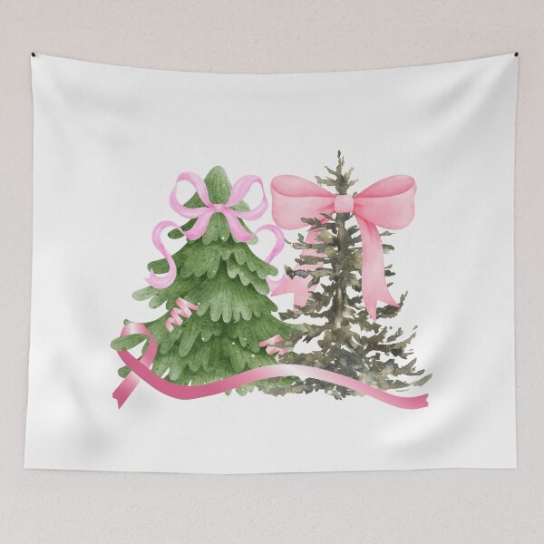 Item preview, Coquette Christmas Tree, Breast Cancer Awareness designed and sold by danaJG.