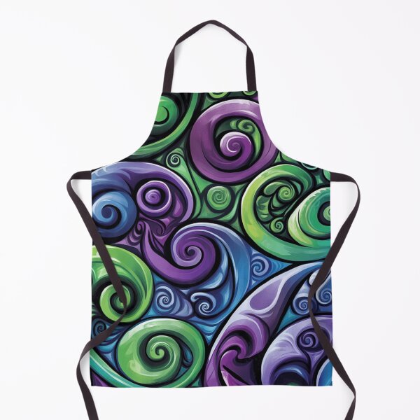 Item preview, New Zealand Māori Paua Pattern Koru Design 215 designed and sold by GrinGalore.