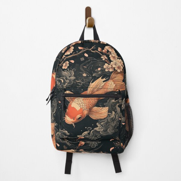 Item preview, Japanese Koi Carp Romantic Autumn Pond designed and sold by GrinGalore.