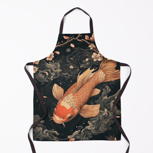 Item preview, Japanese Koi Carp Romantic Autumn Pond designed and sold by GrinGalore.