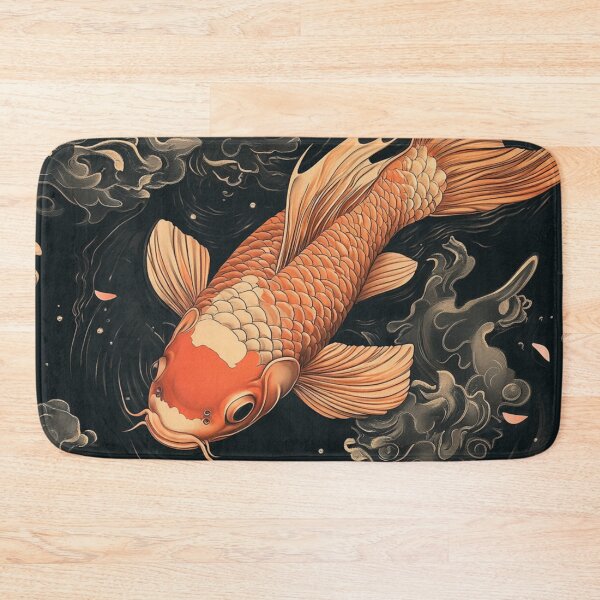 Item preview, Japanese Koi Carp Romantic Autumn Pond designed and sold by GrinGalore.