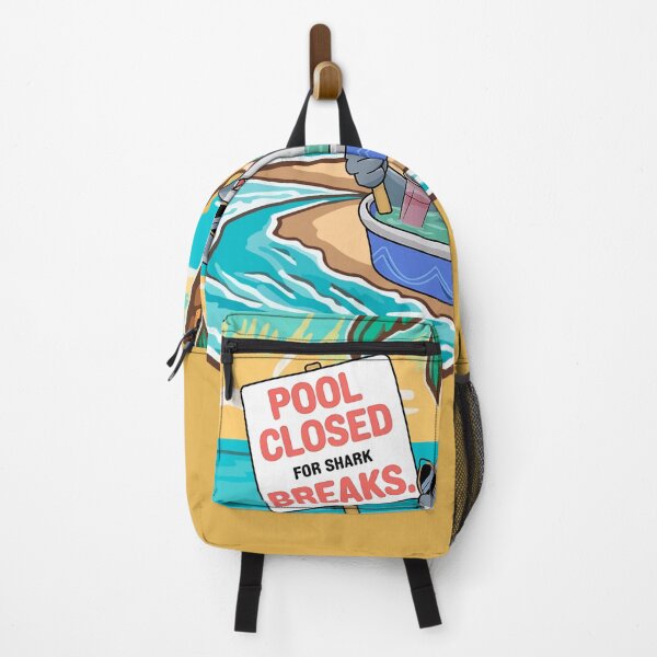 Item preview, Pool Closed: Shark Breaks Humor Design designed and sold by PosiPrints.