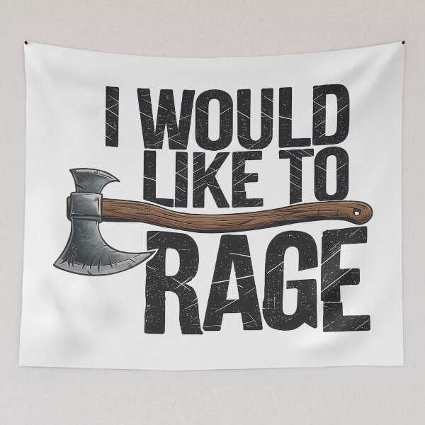Item preview, Dungeons And Dragons I Would Like To Rage designed and sold by Angry Swan Designs.