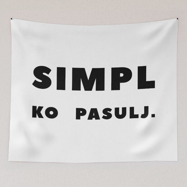 Item preview, SIMPL KO PASULJ (Easy as a Pie), Unique designed and sold by villacreativa.