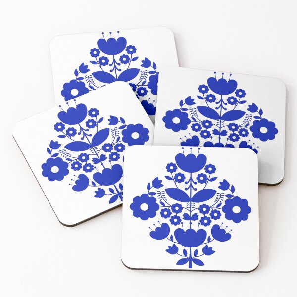 Item preview, Polish folk art - floral embroidery pattern and cutouts colorful designed and sold by mikistudio.