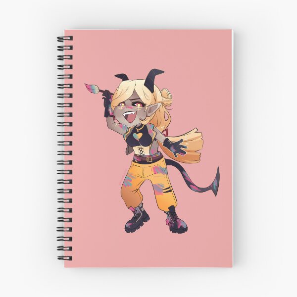 Artikelvorschau, Chibi Gelber Dämon Tiefling Künstler Fantasy Sleepy Cogs PNGtuber entworfen und verkauft von SleepyCogs.
