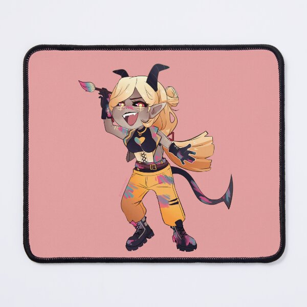 Artikelvorschau, Chibi Gelber Dämon Tiefling Künstler Fantasy Sleepy Cogs PNGtuber entworfen und verkauft von SleepyCogs.
