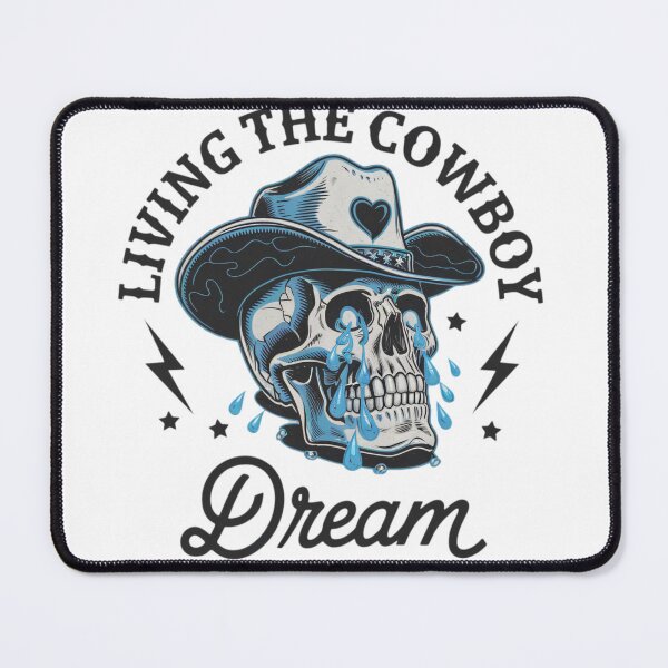 Item preview, Living the Cowboy Dream - Western Skull Art designed and sold by Charlietule.