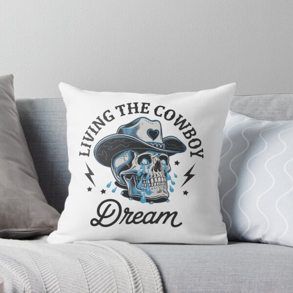 Item preview, Living the Cowboy Dream - Western Skull Art designed and sold by Charlietule.