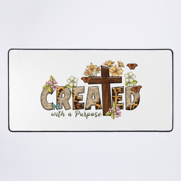 Item preview, Created With a Purpose - Floral and Cross Design designed and sold by Fernandink1.