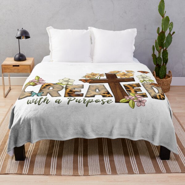Item preview, Created With a Purpose - Floral and Cross Design designed and sold by Fernandink1.