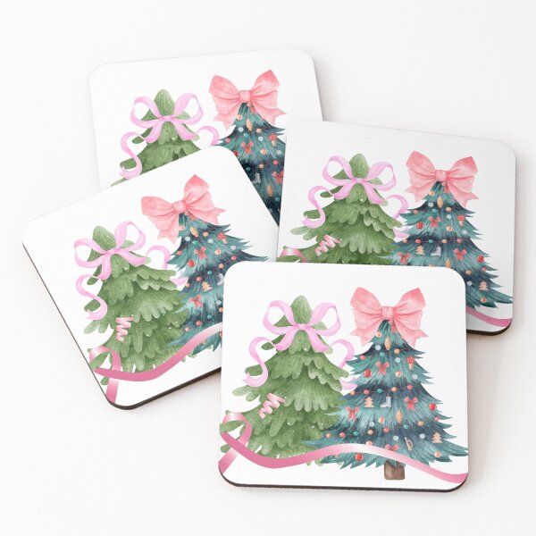 Item preview, Coquette Christmas Tree, Breast Cancer Awareness designed and sold by danaJG.