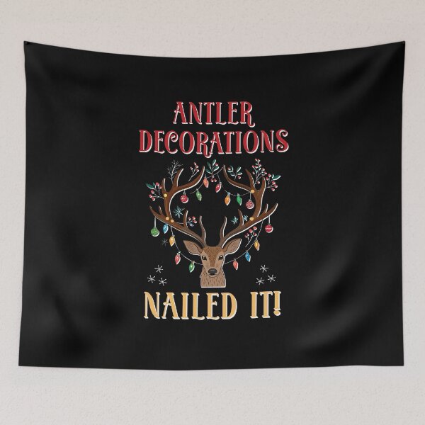Item preview, Funny Reindeer Antler Christmas Lights designed and sold by Betsytiptoe.