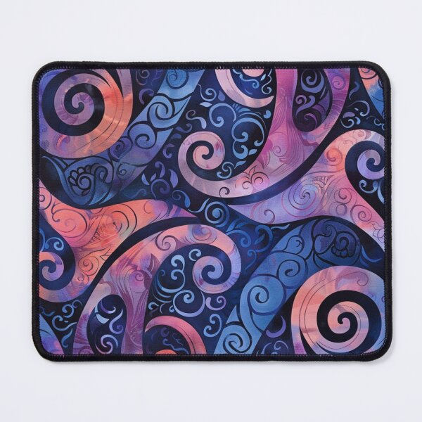 Item preview, New Zealand Māori Paua Pattern Koru Design 216 designed and sold by GrinGalore.