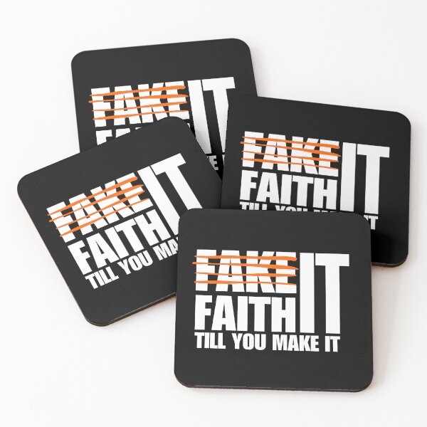 Item preview, Don't Fake It, Faith It Till You Make It. designed and sold by Kingdom Hearts.