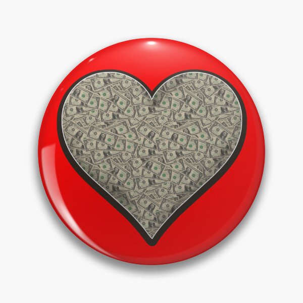 Item preview, Heart US dollars designed and sold by SolarCross.
