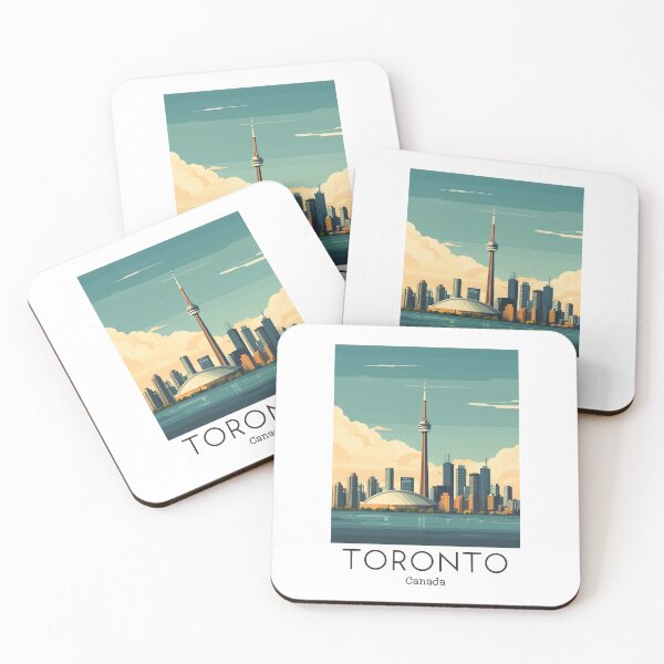 Item preview, A Vintage Travel Illustration of Toronto - Canada  designed and sold by GoodOldVintage.