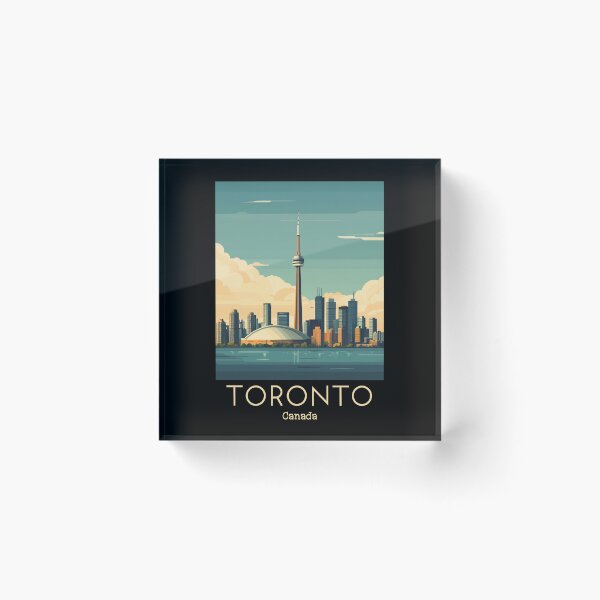 Item preview, Vintage Travel Illustration of Toronto - Canada  designed and sold by GoodOldVintage.