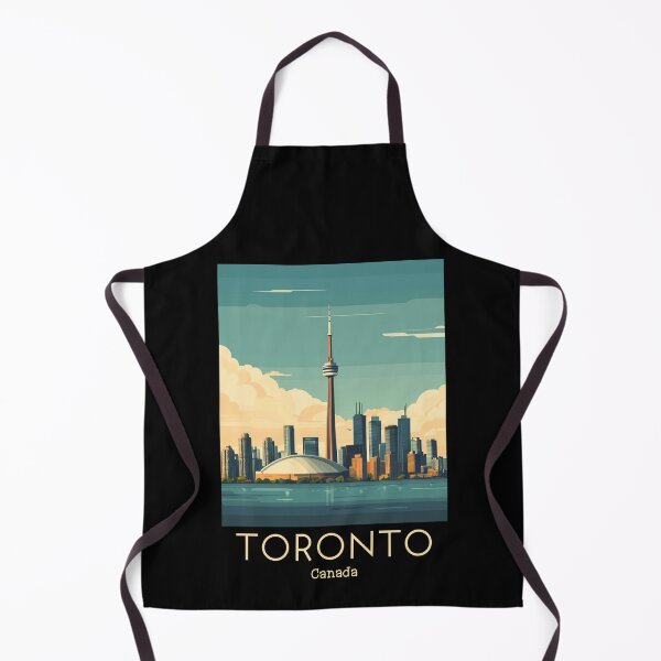 Item preview, Vintage Travel Illustration of Toronto - Canada  designed and sold by GoodOldVintage.