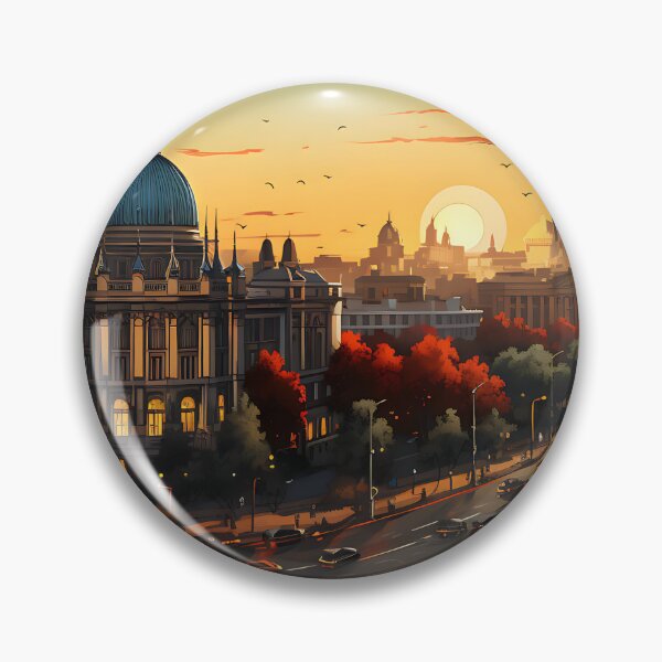 Item preview, Bucharest designed and sold by KootenayDesigns.