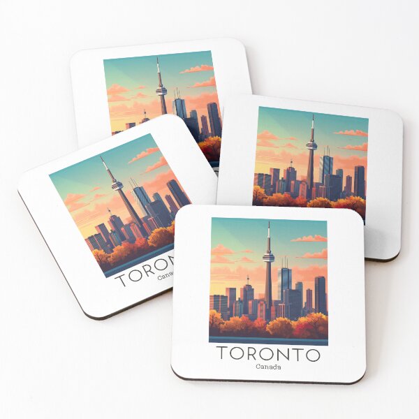 Item preview, A Vintage Travel Illustration of Toronto - Canada  designed and sold by GoodOldVintage.