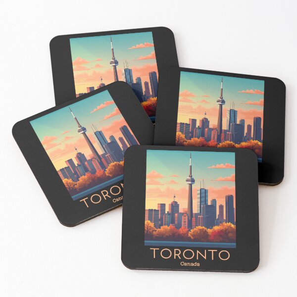 Item preview, Vintage Travel Illustration of Toronto - Canada  designed and sold by GoodOldVintage.