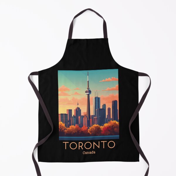 Item preview, Vintage Travel Illustration of Toronto - Canada  designed and sold by GoodOldVintage.