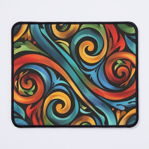 Item preview, New Zealand Māori Paua Pattern Koru Design 220 designed and sold by GrinGalore.