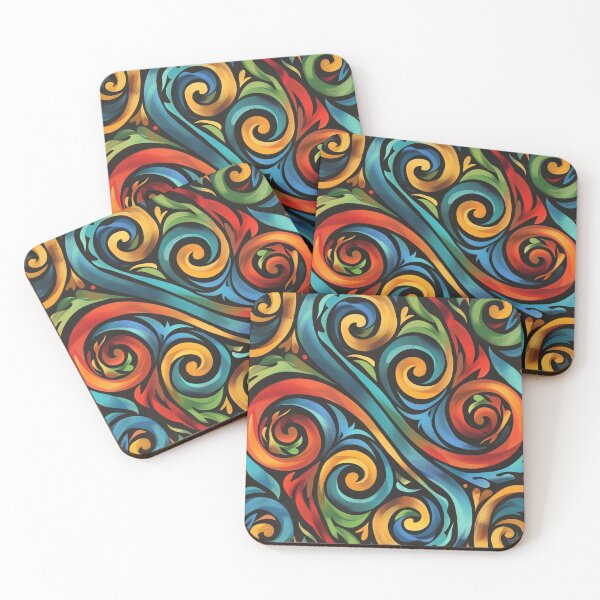 Item preview, New Zealand Māori Paua Pattern Koru Design 220 designed and sold by GrinGalore.