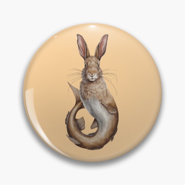 Item preview, unique hybrid creature, with the upper half resembling a rabbit and the lower half transitioning into a fish-like tail designed and sold by 123ks.