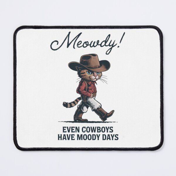 Item preview, Meowdy Cowboy Cat - Moody Days Design designed and sold by Charlietule.