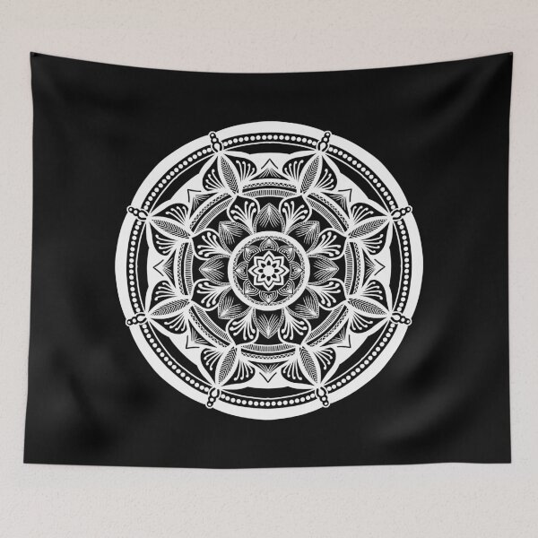 Item preview, White Mandala W135 designed and sold by MbyMorganK.
