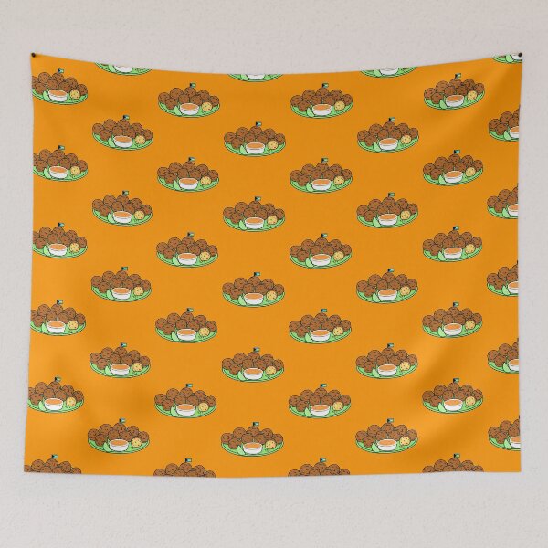 Item preview, “Conch Fritters” Miami Bahamian Food Illustration  designed and sold by lovekltart.