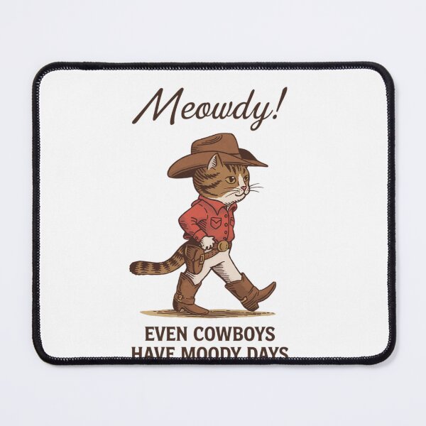 Item preview, Meowdy Cowboy Cat - Moody Days Design designed and sold by Charlietule.