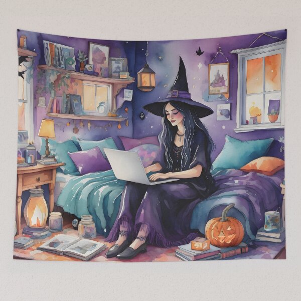 Item preview, Witchy witch cozy house designed and sold by Shopatmarlow.