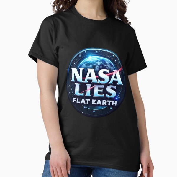 Item preview, NASA LIES FLAT EARTH designed and sold by Goth Boy Gang.