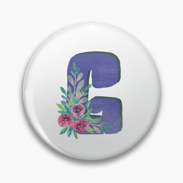 Item preview, Floral Monogram G Design designed and sold by Abbybub.