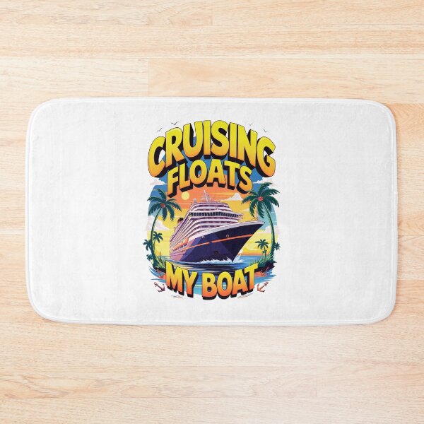 Item preview, Cruising Floats My Boat: Tropical Vibes And Ocean Adventures For Travel Lovers designed and sold by elynne9.